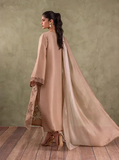 Zainab Chottani | Eid Edit 24 | Coral Champagne - Pakistani Designer Dress - by Zainab Chottani | Type: Formal - 100% Original at Saira Sultan