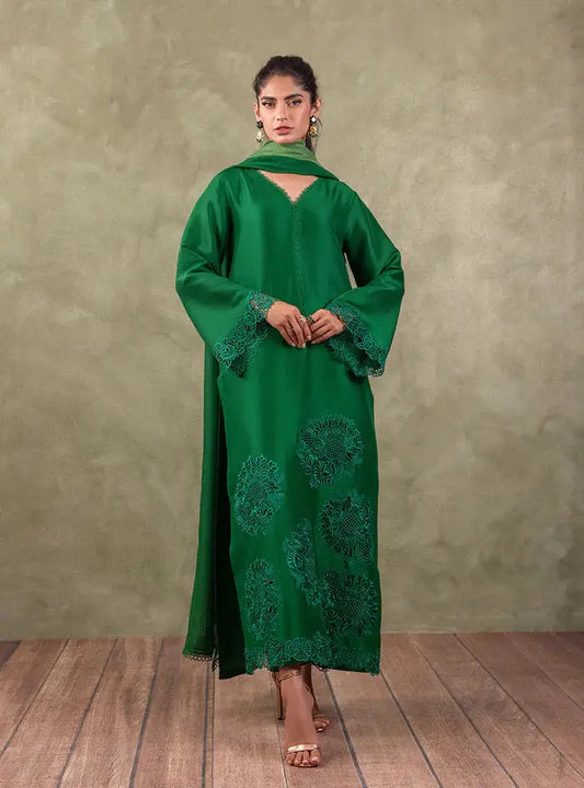 Zainab Chottani | Eid Edit 24 | Royal Jade - Pakistani Designer Dress - by Zainab Chottani | Type: Formal - 100% Original at Saira Sultan