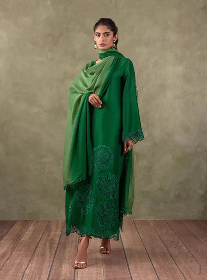Zainab Chottani | Eid Edit 24 | Royal Jade - Pakistani Designer Dress - by Zainab Chottani | Type: Formal - 100% Original at Saira Sultan