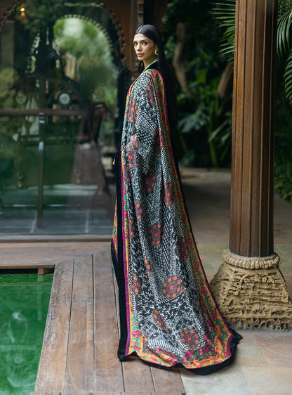 Zainab Chottani | Makhmal Luxe Pret | Ghazaleh S Black Velvet