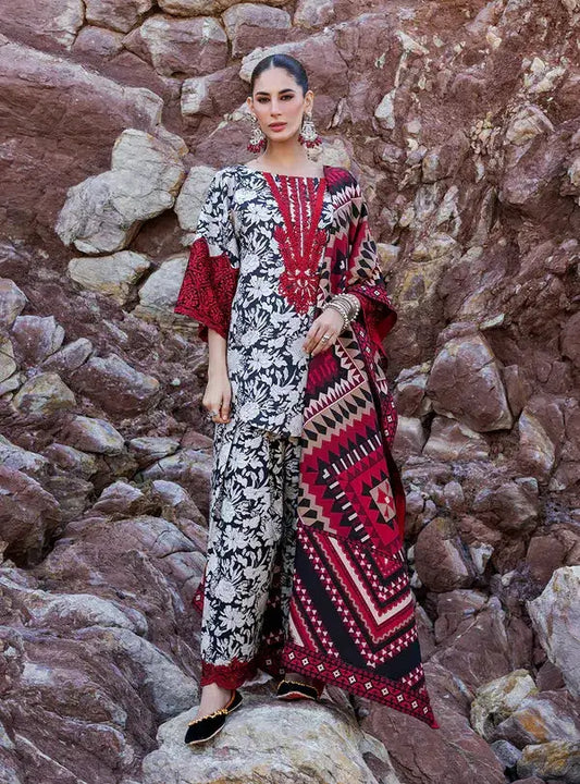 Zainab Chottani | Winter Shawls | Asna - Pakistani Designer Dress - by Zainab Chottani | Type: Luxury - 100% Original at Saira Sultan