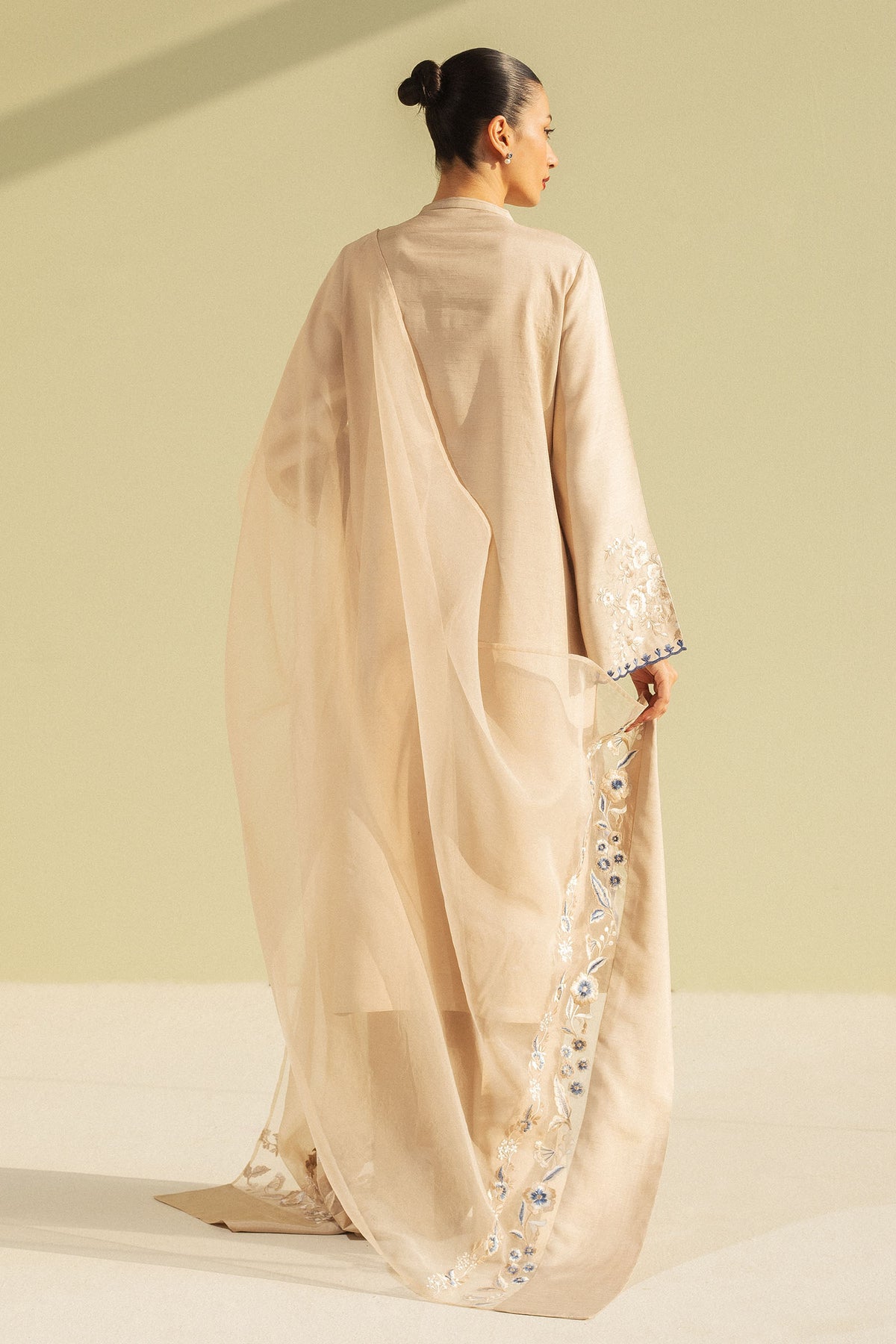 Zara Shahjahan | Festive Wear 25 | ZR25F0212 S Beige Medium Raw Silk