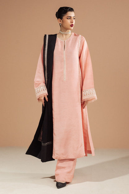 Zara Shahjahan | Festive Wear 25 | ZR25F0226 XS Pink Medium Raw Silk