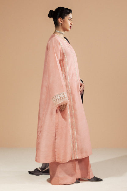 Zara Shahjahan | Festive Wear 25 | ZR25F0226 L Pink Medium Raw Silk