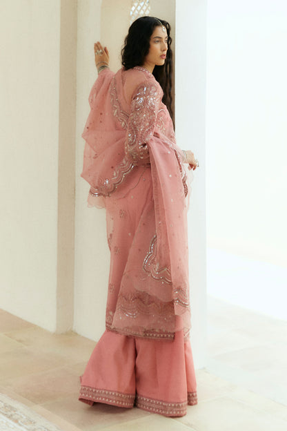 Zara Shahjahan | Lovent Wedding 2025 | BISOU-D4 S Blush Pink Poly Organza