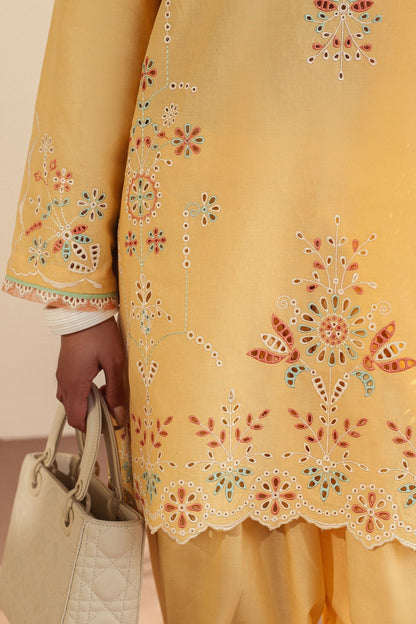 Zara Shahjahan | Pret Wear | CR25P0109 M Beige Cambric