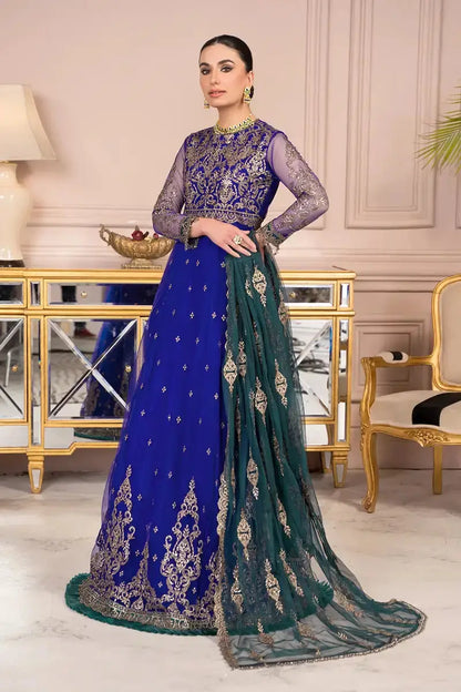 Zarif | Afreen Formals | ZA 09 ROYAL - Pakistani Designer Dress - by Zarif | Type: Formal - 100% Original at Saira Sultan