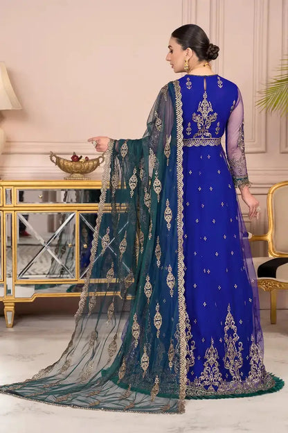 Zarif | Afreen Formals | ZA 09 ROYAL - Pakistani Designer Dress - by Zarif | Type: Formal - 100% Original at Saira Sultan