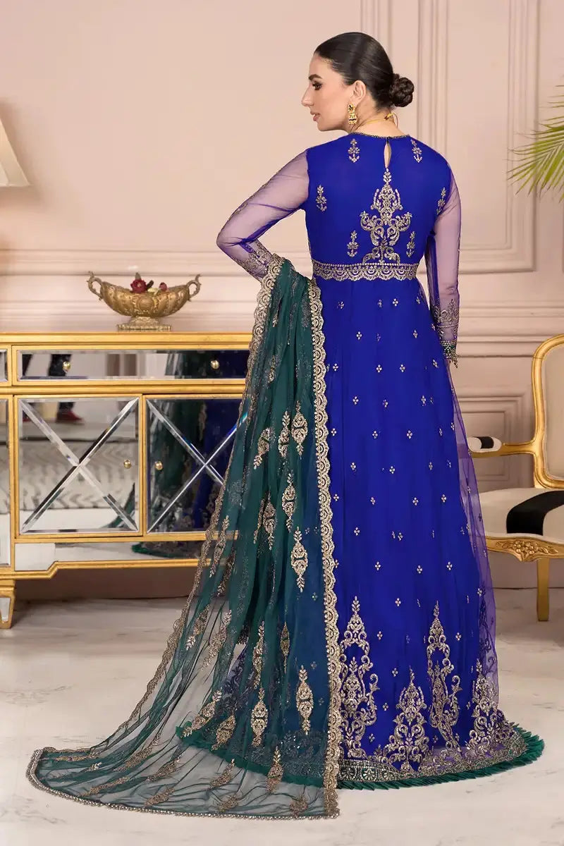 Zarif | Afreen Formals | ZA 09 ROYAL - Pakistani Designer Dress - by Zarif | Type: Formal - 100% Original at Saira Sultan