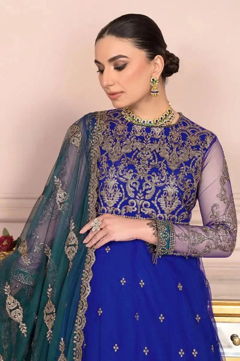 Zarif | Afreen Formals | ZA 09 ROYAL - Pakistani Designer Dress - by Zarif | Type: Formal - 100% Original at Saira Sultan