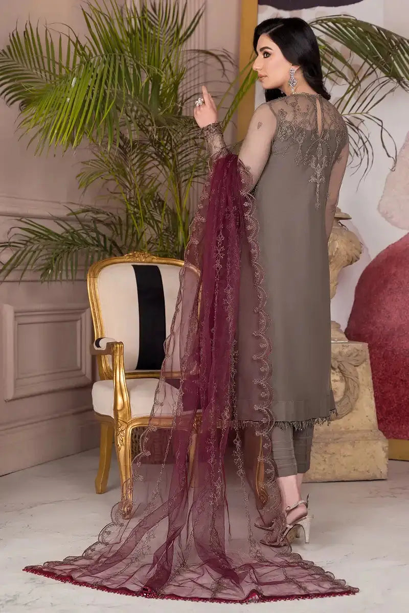 Zarif | Afreen Formals | ZA 10 DOVE - Pakistani Designer Dress - by Zarif | Type: Formal - 100% Original at Saira Sultan