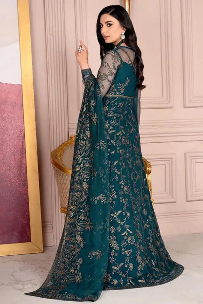 Zarif | Afreen Formals | ZA 01 EVERGREEN - Pakistani Designer Dress - by Zarif | Type: Formal - 100% Original at Saira Sultan