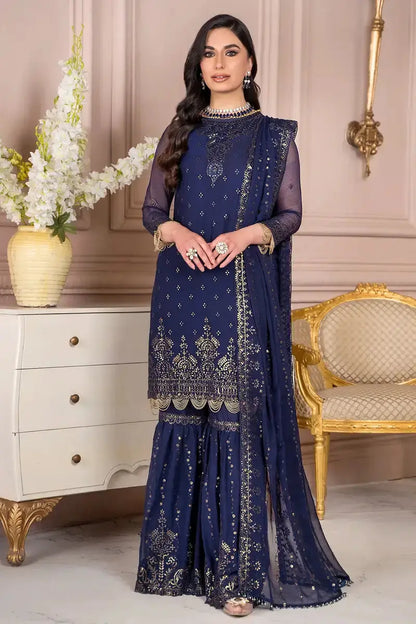 Zarif | Afreen Formals | ZA 05 ADMIRAL - Pakistani Designer Dress - by Zarif | Type: Formal - 100% Original at Saira Sultan