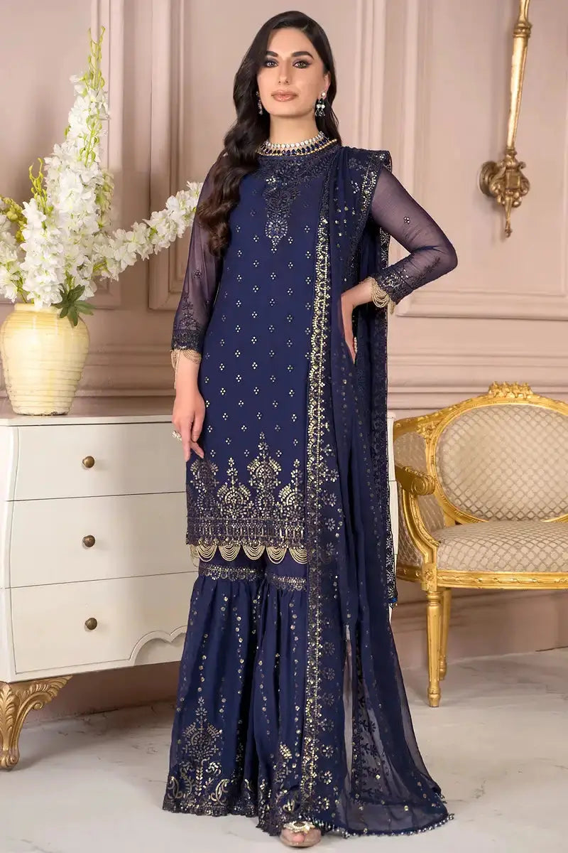 Zarif | Afreen Formals | ZA 05 ADMIRAL - Pakistani Designer Dress - by Zarif | Type: Formal - 100% Original at Saira Sultan