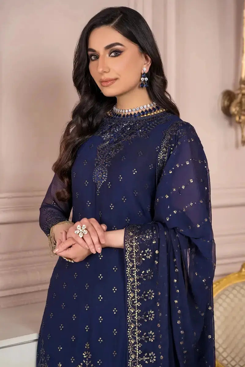 Zarif | Afreen Formals | ZA 05 ADMIRAL - Pakistani Designer Dress - by Zarif | Type: Formal - 100% Original at Saira Sultan