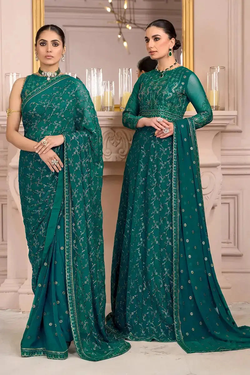Zarif | Afreen Formals | ZA 07 TROPICAL - Pakistani Designer Dress - by Zarif | Type: Formal - 100% Original at Saira Sultan