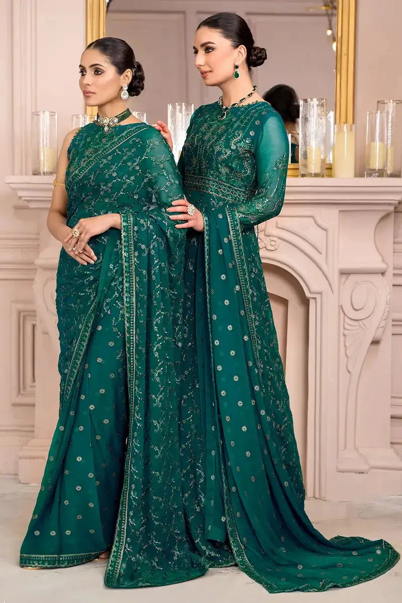 Zarif | Afreen Formals | ZA 07 TROPICAL - Pakistani Designer Dress - by Zarif | Type: Formal - 100% Original at Saira Sultan