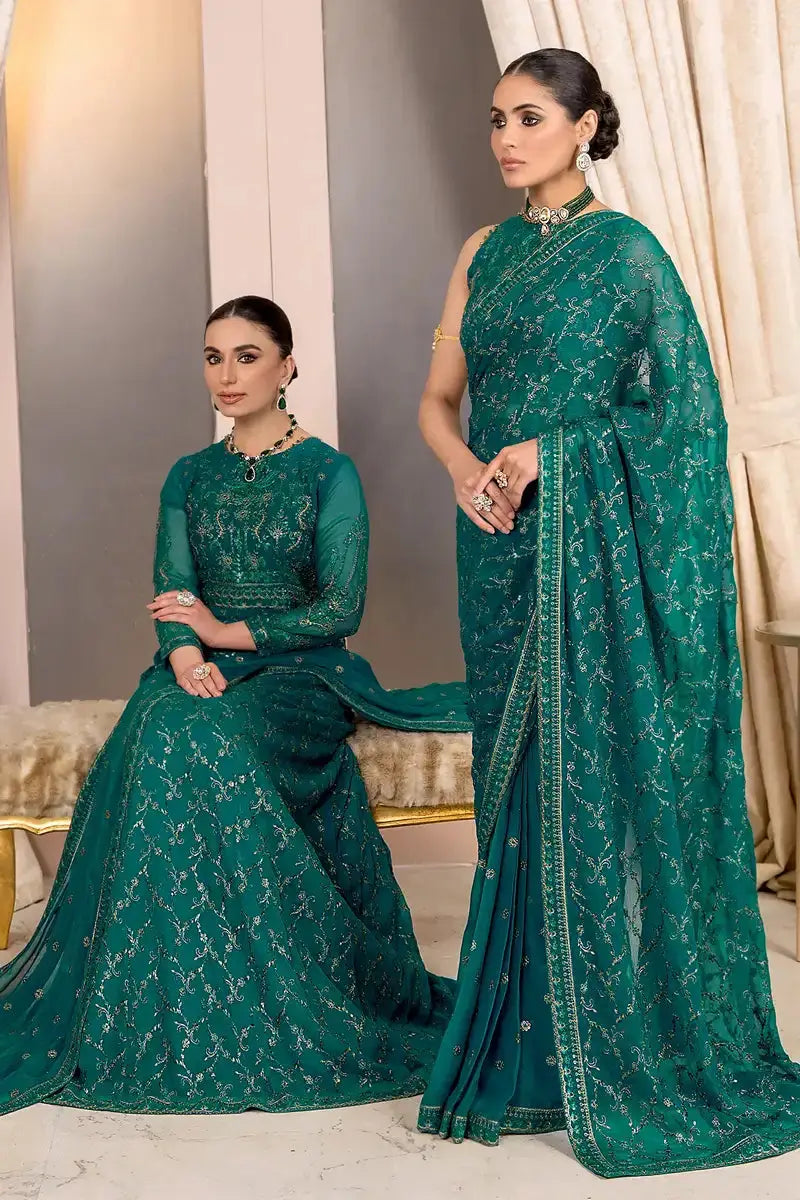 Zarif | Afreen Formals | ZA 07 TROPICAL - Pakistani Designer Dress - by Zarif | Type: Formal - 100% Original at Saira Sultan