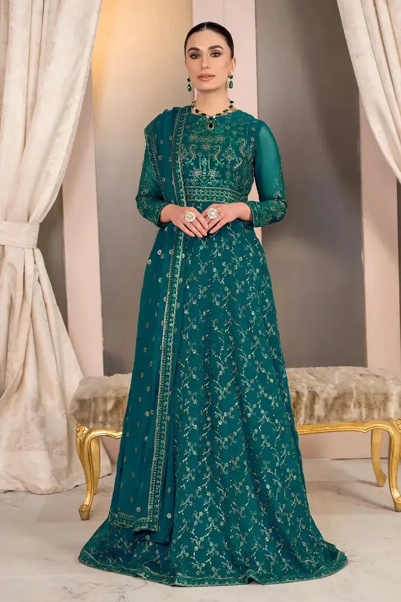 Zarif | Afreen Formals | ZA 07 TROPICAL - Pakistani Designer Dress - by Zarif | Type: Formal - 100% Original at Saira Sultan