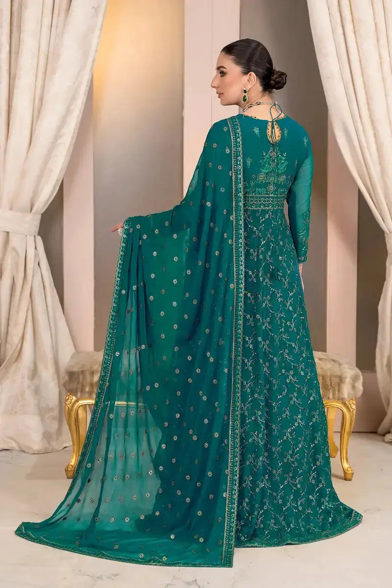 Zarif | Afreen Formals | ZA 07 TROPICAL - Pakistani Designer Dress - by Zarif | Type: Formal - 100% Original at Saira Sultan