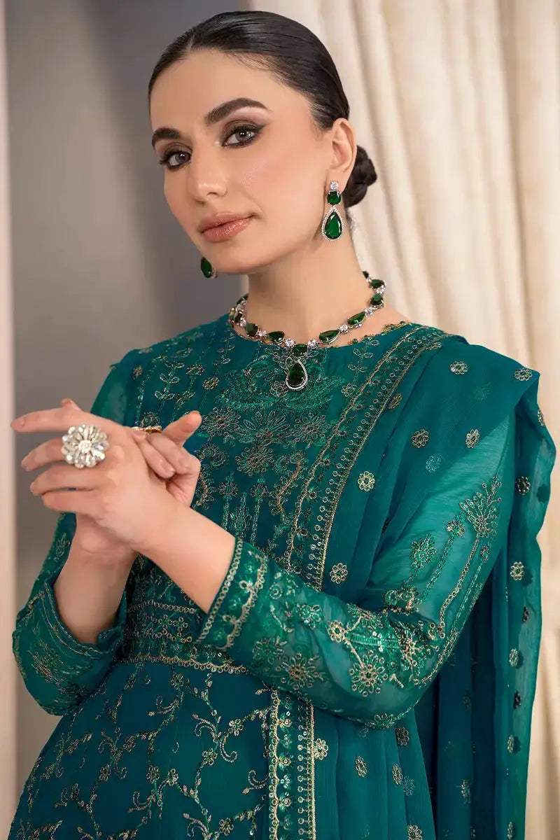 Zarif | Afreen Formals | ZA 07 TROPICAL - Pakistani Designer Dress - by Zarif | Type: Formal - 100% Original at Saira Sultan