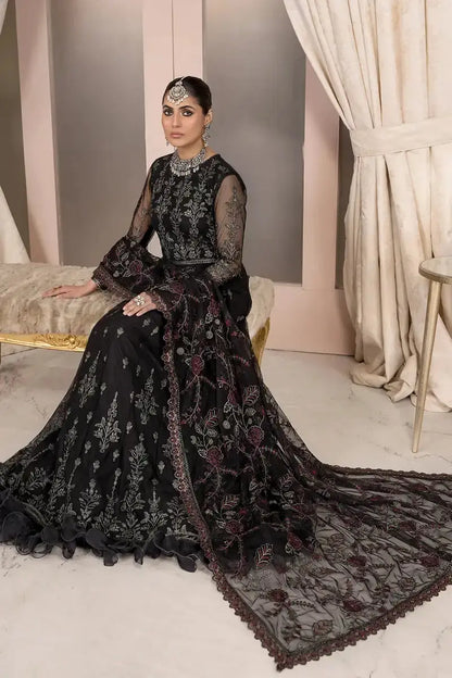 Zarif | Afreen Formals | ZA 03 BLACK AFFAIR - Pakistani Designer Dress - by Zarif | Type: Formal - 100% Original at Saira Sultan