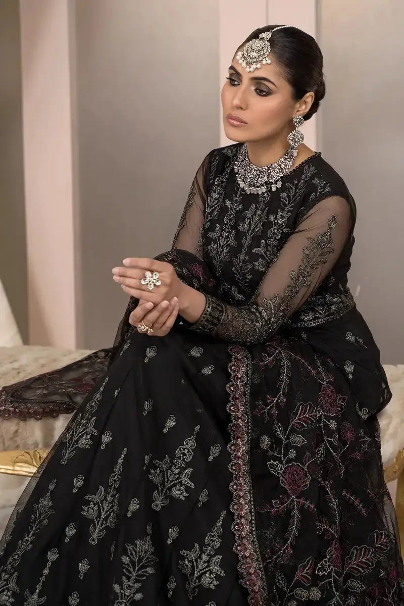 Zarif | Afreen Formals | ZA 03 BLACK AFFAIR - Pakistani Designer Dress - by Zarif | Type: Formal - 100% Original at Saira Sultan