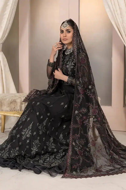 Zarif | Afreen Formals | ZA 03 BLACK AFFAIR - Pakistani Designer Dress - by Zarif | Type: Formal - 100% Original at Saira Sultan