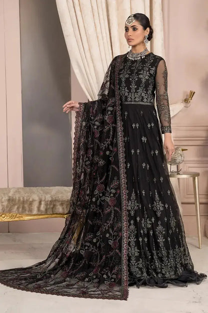 Zarif | Afreen Formals | ZA 03 BLACK AFFAIR - Pakistani Designer Dress - by Zarif | Type: Formal - 100% Original at Saira Sultan