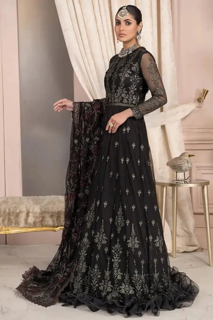 Zarif | Afreen Formals | ZA 03 BLACK AFFAIR - Pakistani Designer Dress - by Zarif | Type: Formal - 100% Original at Saira Sultan
