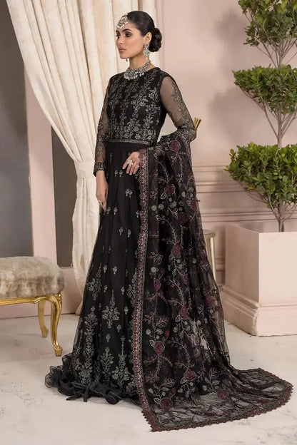 Zarif | Afreen Formals | ZA 03 BLACK AFFAIR - Pakistani Designer Dress - by Zarif | Type: Formal - 100% Original at Saira Sultan