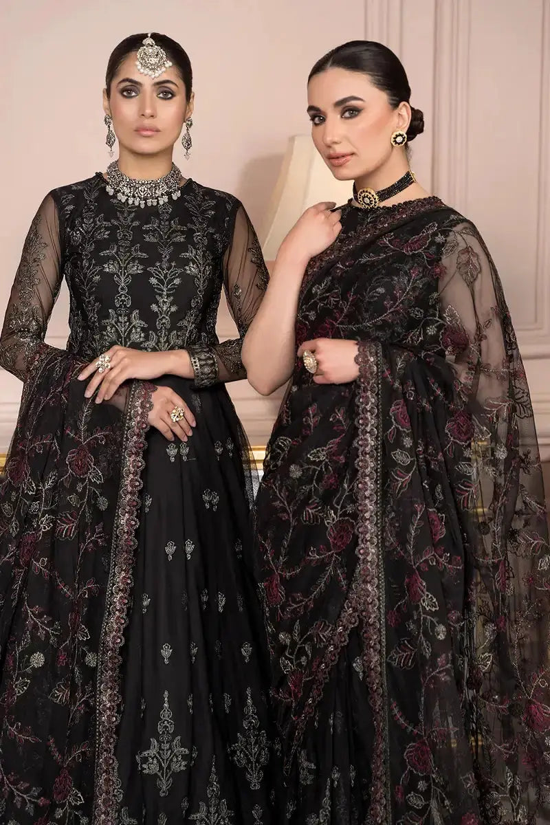 Zarif | Afreen Formals | ZA 03 BLACK AFFAIR - Pakistani Designer Dress - by Zarif | Type: Formal - 100% Original at Saira Sultan