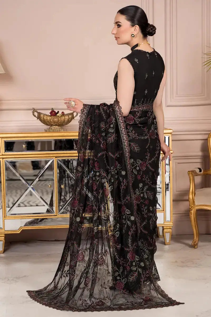 Zarif | Afreen Formals | ZA 03 BLACK AFFAIR - Pakistani Designer Dress - by Zarif | Type: Formal - 100% Original at Saira Sultan