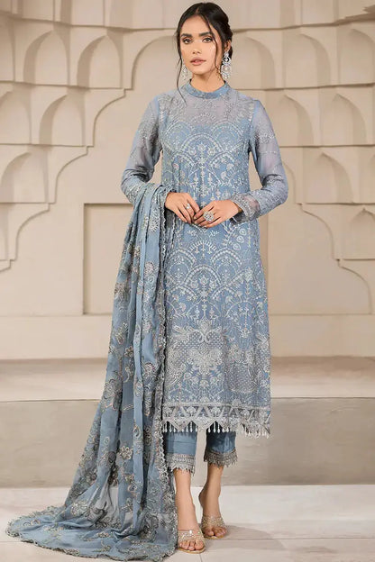 Zarif | Falak Formals | ZF 05 BLUE BELL - Pakistani Designer Dress - by Zarif | Type: Formal - 100% Original at Saira Sultan