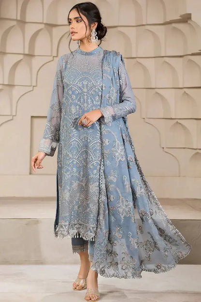Zarif | Falak Formals | ZF 05 BLUE BELL - Pakistani Designer Dress - by Zarif | Type: Formal - 100% Original at Saira Sultan