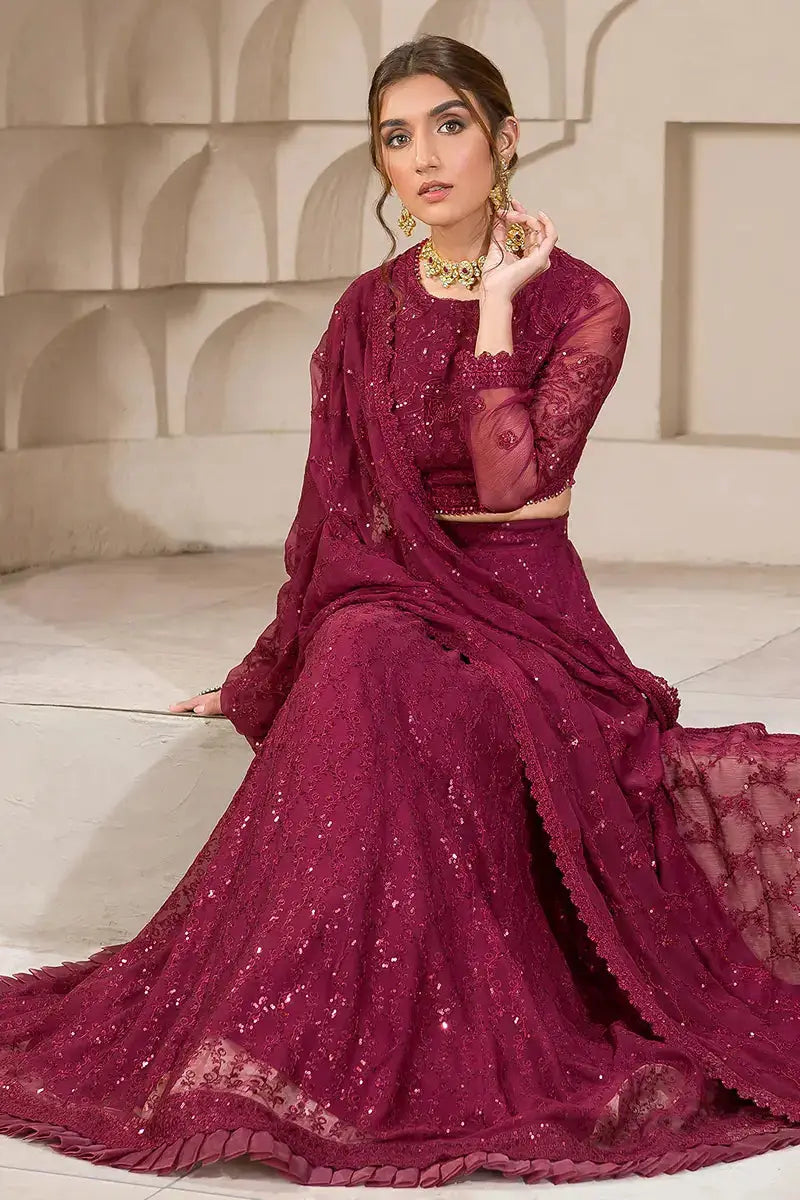 Zarif | Falak Formals | ZF 07 BERRIA - Pakistani Designer Dress - by Zarif | Type: Formal - 100% Original at Saira Sultan