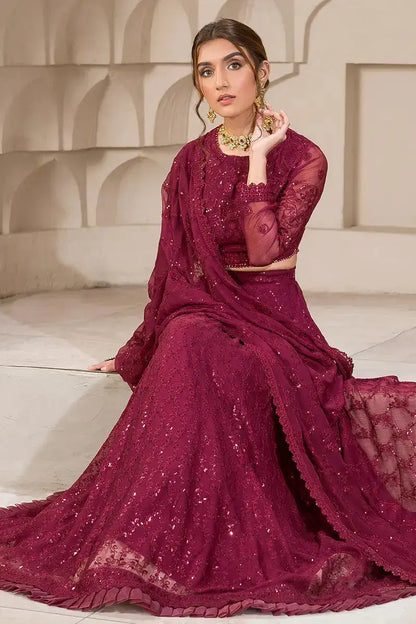 Zarif | Falak Formals | ZF 07 BERRIA - Pakistani Designer Dress - by Zarif | Type: Formal - 100% Original at Saira Sultan