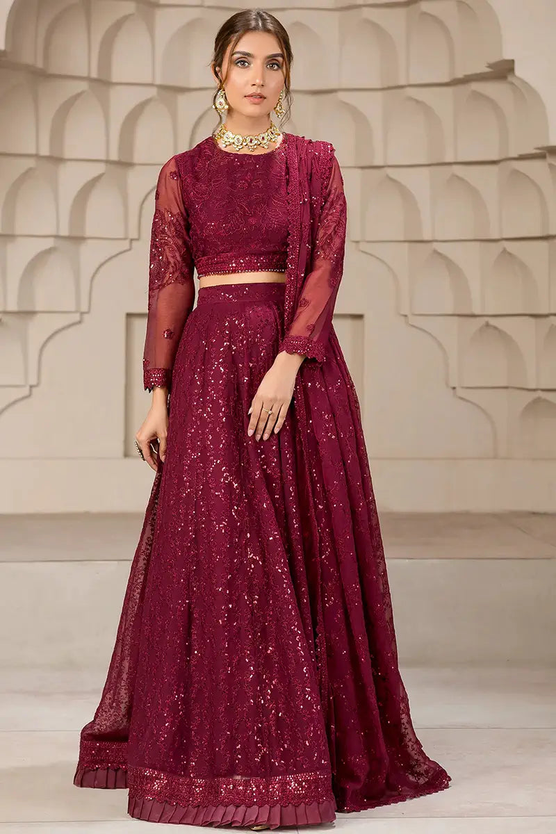Zarif | Falak Formals | ZF 07 BERRIA - Pakistani Designer Dress - by Zarif | Type: Formal - 100% Original at Saira Sultan