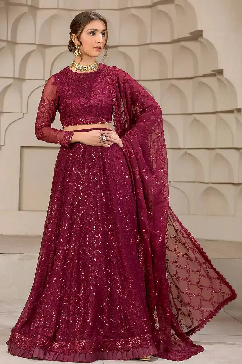 Zarif | Falak Formals | ZF 07 BERRIA - Pakistani Designer Dress - by Zarif | Type: Formal - 100% Original at Saira Sultan