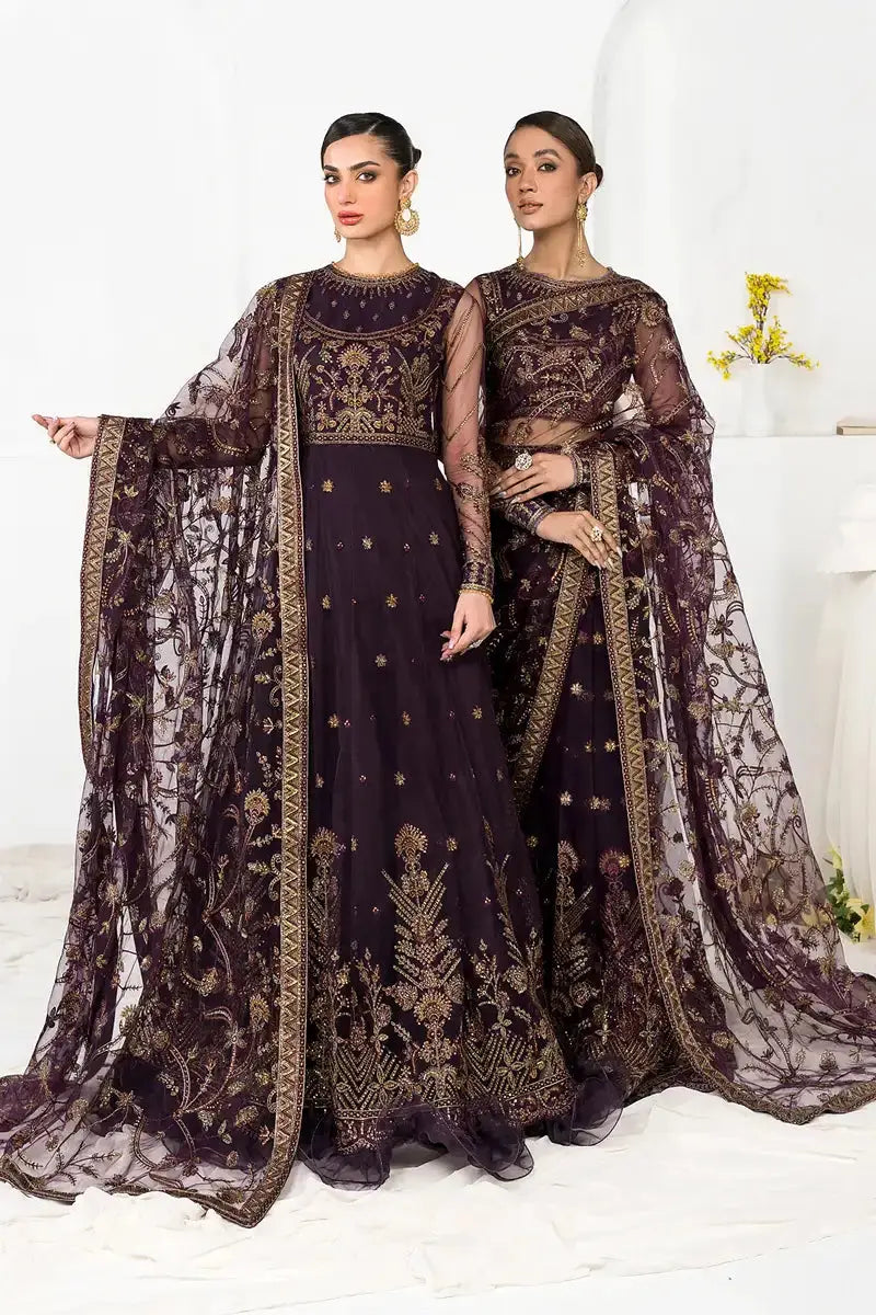 Zarif | LA CELESTE LUXURY Formals | ZLC 06 LAVENDER - Pakistani Designer Dress - by Zarif | Type: Formal - 100% Original at Saira Sultan