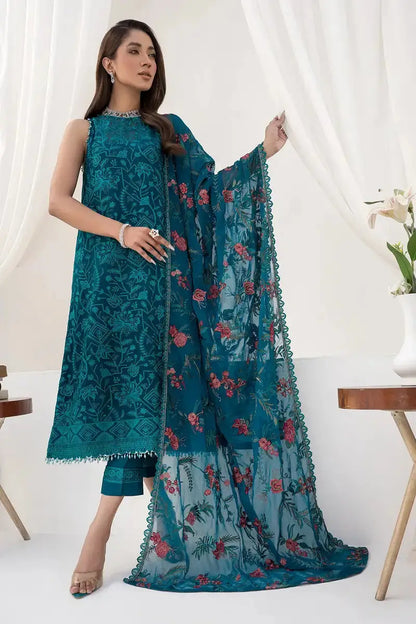 Zarif | LA CELESTE LUXURY Formals | ZLC 03 GARDENIA - Pakistani Designer Dress - by Zarif | Type: Formal - 100% Original at Saira Sultan