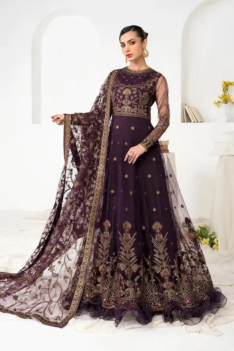 Zarif | LA CELESTE LUXURY Formals | ZLC 06 LAVENDER - Pakistani Designer Dress - by Zarif | Type: Formal - 100% Original at Saira Sultan