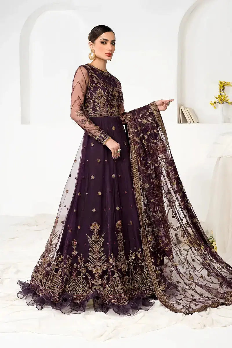 Zarif | LA CELESTE LUXURY Formals | ZLC 06 LAVENDER - Pakistani Designer Dress - by Zarif | Type: Formal - 100% Original at Saira Sultan