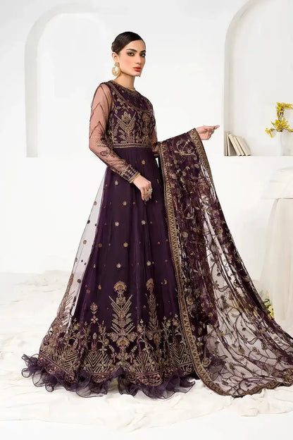 Zarif | LA CELESTE LUXURY Formals | ZLC 06 LAVENDER - Pakistani Designer Dress - by Zarif | Type: Formal - 100% Original at Saira Sultan