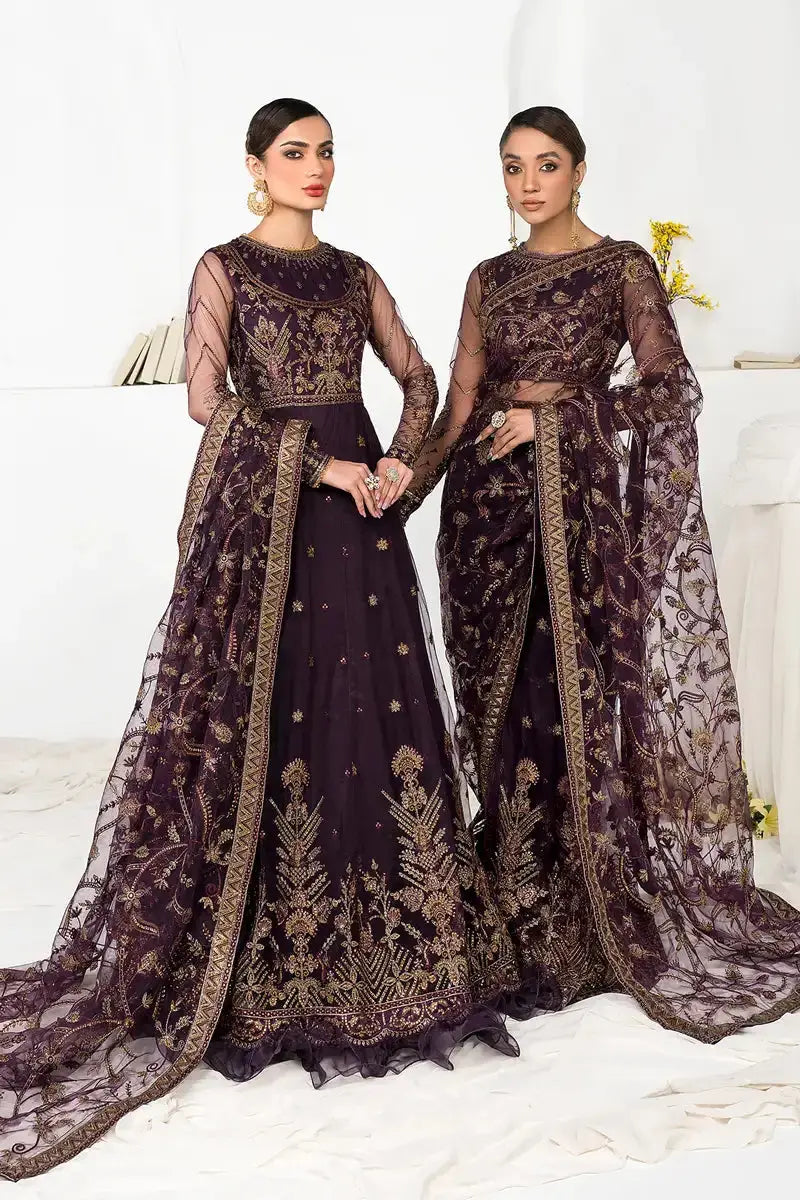 Zarif | LA CELESTE LUXURY Formals | ZLC 06 LAVENDER - Pakistani Designer Dress - by Zarif | Type: Formal - 100% Original at Saira Sultan