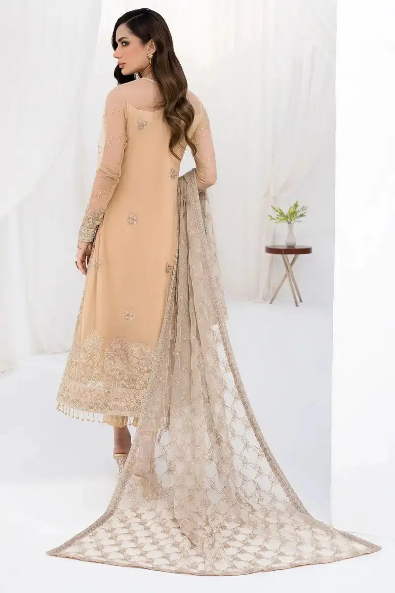 Zarif | LA CELESTE LUXURY Formals | ZLC 07 SAND GLOW - Pakistani Designer Dress - by Zarif | Type: Formal - 100% Original at Saira Sultan