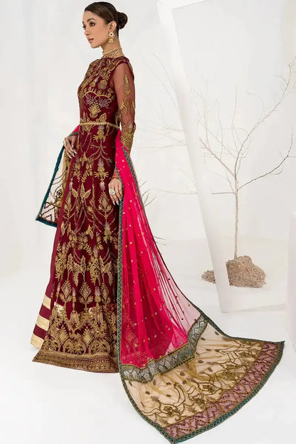 Zarif | LA CELESTE LUXURY Formals | ZLC 04 BURNT ROSE - Pakistani Designer Dress - by Zarif | Type: Formal - 100% Original at Saira Sultan