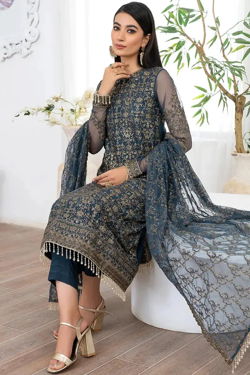 Zarif | Meeral Formals | ZLM 07 MEYSA - Pakistani Designer Dress - by Zarif | Type: Formal - 100% Original at Saira Sultan