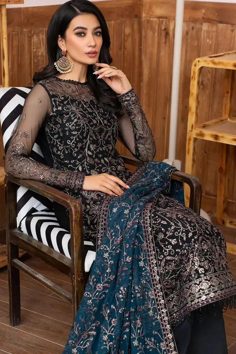Zarif | Meeral Formals | ZLM 02 ZIMMEL - Pakistani Designer Dress - by Zarif | Type: Formal - 100% Original at Saira Sultan