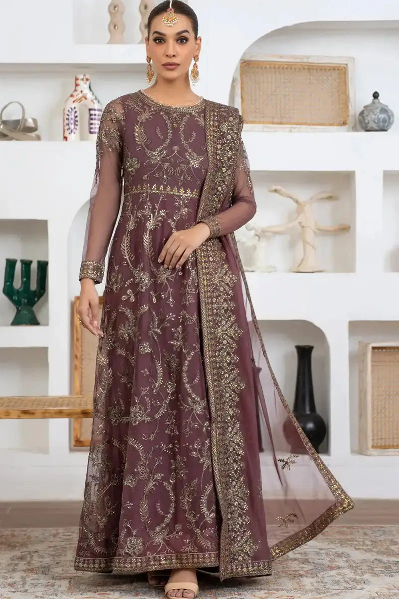 Zarif | Meeral Formals | ZLM 01 ELANOR - Pakistani Designer Dress - by Zarif | Type: Formal - 100% Original at Saira Sultan